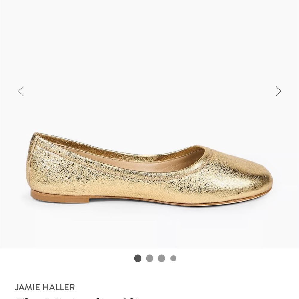 Jamie Haller Minimalist Ballet Flat Gold